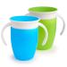 Munchkin Miracle 360 Drinking Cups & Cup Lid Bundle - 4-Pack Multi-Colored & Blue/Green for Babies & Toddlers | International Shipping Available - Buy Online on GoSupps.com
