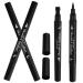BIUDECO 4pcs Stay Eyeliner Abs Double-sided Liquid Stamp Eyeliner Makeup Pencils for Eyes