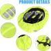 Flintronic Waterproof Helmet Cover Rain Protection - Universal Size for Men & Children - 4 Fluorescent Green Reflective Strip Rain Covers - Buy Online on GoSupps.com