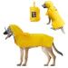 Dog Raincoats with Hood Waterproof Dog Rain Jacket Waterproof Hooded Dog Raincoats with Harness Hole Reflective Safety Dog Rain Coat Poncho Adjustable Dog Raincoats for Small Medium Large Dogs (XL)