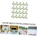 50pcs Artificial Willow Leaves Faux Eucalyptus Green Leaves Simulated Leaves Decor Greenery Decor Faux Stems Green Home Decor Plastic Plants Stems Garland Leaf Wedding Glossy Cloth Green 2 14X13.5CM - Buy Online on GoSupps.com
