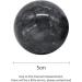 STCREE 5 cm Marble Handballs | Chinese Baoding Balls for Health Meditation & Fitness | Black Gray Hand Therapy Tool - Buy Online on GoSupps.com