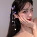 Wufawutian Butterfly Hair Pin - 1 Pair Purple Hanging Ear Styling Clip for Girls | Hair Accessory - Buy Online on GoSupps.com