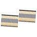 30 Pcs Eye Shadow Brush Makeup Set Double Ended Makeup Brush Eye Makeup Eyeshadow Sticks for Eyes Eyeshadow Double Sided Double Sided Eyeshadow Applicator Fiber