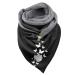 Hanxiulin ladies scarf winter cotton triangle scarf Kashmir-scarf scarf for cold weather big cashmere scarf ladies neckerchief unit size G