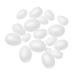 90pack Craft Foam Eggs White Smooth Craft Foam Eggs(5 Sizes Including 1-2.2 inch) for Easter Halloween Christmas School DIY Painting Projects 5Size 90pcs