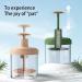 dijiusidy Facial Cleaning Tool Skin Bubble Foamer Detachable Washable Reusable Face Cream Foam Maker Bottle Home Cup Gadget Dark Green - Buy Online on GoSupps.com
