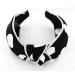 Buy Axy Wide Headband HR34P - Stylish Black & White Dots Hair Band for International Shipping - Buy Online on GoSupps.com
