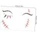COHEALI 2 Sheets Halloween Decorations Sticker Halloween Temporary for Face for Face Halloween Temporary Face for Diy Eye Patch Plastic Rhinestones - Buy Online on GoSupps.com