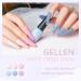 GELLEN 28 Pack Gel Nail Polish Kit - Glossy/Matte Top Coat, Base Coat, Pastel Shades, Soak Off Gel Colors Set - Starter Set for Candy Pastels - Buy Online on GoSupps.com