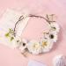 IYOU Wedding Flower Headband Wreath White Floral Crowns Garland Daisy Birthday Bride Bridesmaid Hair Accessories for Women and Girls - Buy Online on GoSupps.com