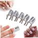 5PCS/SET Reusable Nail Art Extension Forms Guide Acrylic Nail Uv Gel Nail Extention Tips Nails Aluminum Form Guide(Silver) - Buy Online on GoSupps.com