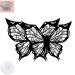Butterfly Eyeliner Stencil Butterfly Eyeliner Stamp Butterfly Eye Makeup Stencil Butterfly Stencil Eyeliner Tool (2pcs)