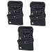 FOMIYES 3ST Hairdresser Belt bag Salon hairdressing bag bag for cosmetic brush score tool holder Belt pocket Tool organizer belt bag vintage MediumX3PCS blackx3st