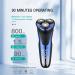 Buy Waterproof Electric Razor for Men | Professional 3D Rotary Shaver & Beard Trimmer - Rechargeable & International Shipping - Buy Online on GoSupps.com
