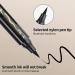 Buy Black Microblading Eyebrow Pen - 2-in-1 Waterproof Dual-Ended Tool for Natural-Looking Brows | Lasts All Day - International Shipping Available - Buy Online on GoSupps.com