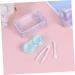 Buy Homsfou 4-Piece Mini Contact Lens Travel Case - Safe & Stylish Containers for Colored Lenses - International Shipping Available - Buy Online on GoSupps.com