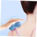 Tovinanna Double Massage Foot Balls - Silicone Acupuncture Gauge for Muscle Relief | Fitness & Yoga Tool - 15x6cm Blue - Buy Online on GoSupps.com