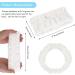 Sibba 1 Piece Spa Headband For Washing Face Wash Makeup Sports Shower Wide Hair Band Headpiece Puffy Fuzzy Fluffy Cloth Head Hairband Wristband Facial Beauty Wrap Women Girls (White) - Buy Online on GoSupps.com