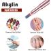 Akylin Carbide Nail Drill Bits - 3/32 Fast Remove for Acrylic/Hard Gels Smooth Round Top for Manicure Pedicure Cuticle Gel Polishing Salon Bits-Left and Right Hand(Fine) Fine-F Type-C - Buy Online on GoSupps.com