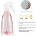 Diompirux 3-Piece 500ml Refillable Spray Bottles - Plastic Atomizer for Plants Hairdressers and More (Pink Blue Black) - Ideal for Garden Car and Home Use - Buy Online on GoSupps.com