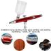 Buy Painting External Tail Adjustment Spray Tool - DIY Handheld for Cakes | Adjustable Spray Area & Thickness - Red - Buy Online on GoSupps.com