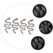 FRCOLOR 4 pieces snake nail drill made of alloy nail jewellery rhinestone pendant for nails snake nail charms nail art bling rhinestones manicure decoration diamond flash drilling 3D - Buy Online on GoSupps.com
