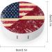 American and Latvia Retro Flag Round Case for Contact Lens Kit Storage Box with Mirror Portable Cute Lens Holder - Buy Online on GoSupps.com