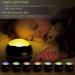 Moredig Baby Lights Projector: 8 Lighting Modes Starry Sky & Ocean Night Light for Kids - Black Minimalist Design | Baby Sensory Toy Gift - Buy Online on GoSupps.com