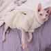 TENGTUD Hairless Cat Clothes Autumn And Winter Thicken Sphynx/Devon Cat White Coat-XL - Buy Online on GoSupps.com