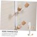 Baluue 2pcs Door Hook Hanger Wall Mount Clothing Rack Towel Door Back Hooks On The Door Bedroom Door - Buy Online on GoSupps.com