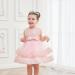 Miipat Baby Girl Tulle Sequin Princess Party Dress 18-24 Months Pink - Buy Online on GoSupps.com