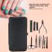 Shanrya Nail File Cutter Kit Nail Clipper Cuticle Nippers Men for Toenails Women Fingernails - Buy Online on GoSupps.com