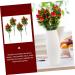 DIKACA DIY Strawberry Decor Fake Strawberries 4pcs Simulation Strawberry Bouquet Pvc Green Plants Office Artificial Artificial Strawberry Stem Bouquet Artificial Fruits - Buy Online on GoSupps.com