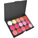 Amagogo 15 Colors Eyeshadow Palette Eyeshadow Palette Waterproof Sweatproof Warm Mild Eye Makeup Palettes for Wedding Women - Buy Online on GoSupps.com