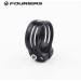 Fouriers CNC Alloy Seatpost Clamp 31.8mm/34.9mm Black - Waterproof & Superlight - Buy Online on GoSupps.com