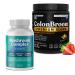 ColonBroom Premium Powder Supplement (Strawberry 50 Servings) + Mushroom Complex Powerful Mushroom Blend with Cordyceps Reishi Shiitake Lion s Mane Extract for Energy Immunity (60 Capsules)