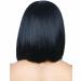 CAREURBUTI Natural Short Bob Brown Wigs for Women | 18 Inch Black Straight Shoulder Length Daily Use - Buy Online on GoSupps.com