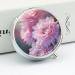 Travel Pill Box with 3 Compartments - Pink Flowers - Portable Medicine Organizer for Purse & Pocket - Buy Online on GoSupps.com