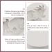 COHEALI 2pcs Easter Dinosaur Egg Mold Clay Mold Interesting Silicone Mold Candle Molds Easter Chocolate Molds Pink Bunny Ears Easter Lamb Easter Soap Easter Baking White Cake Crayon - Buy Online on GoSupps.com