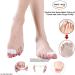 PEDIMEND Double Loop Toe Separator 4 Count - Silicone Gel Two Hole Toe Spreader for Bunion/Hallax Valgus | Correct Toe Misalignment and Improve Foot Care | 2PAIR - 4PCS - Buy Online on GoSupps.com