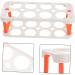 GLEAVI 2pcs Box Egg Carton Eggs Egg Holder Plastic Container Egg Storage Case Side Door Crisper re-usable - Buy Online on GoSupps.com