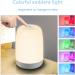 SUWIAKLALL Wake-Up Night Light 3-Ways Dimmable Warm Bedside Lamp for Bedrooms RGB Ambient Nightstand Lights Sleep Aid Snooze Mode - Buy Online on GoSupps.com