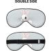 Shop Cute White Rabbit Print Unisex Sleeping Eye Mask | Soft Light-Blocking Comfort for Better Sleep - International Shipping - Buy Online on GoSupps.com