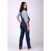 Wash Clothing Co. Maternity Dungarees Darkwash Denim Blue Pregnancy Overalls | Maternity Fashion IVY 18 Blue - Buy Online on GoSupps.com