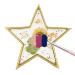 Palette de Vernis Ongles Tablette de Maquillage Multi-Couleurs pour Nails | Plateau R sin Bord Or l gant pour Pratique Manucure Domicile Institut Beaut Salon Femmes Pentacle