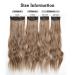 YDDM 24-Inch Clip-In Hair Extensions - Wavy Realistic Synthetic Hair - Affordable 4pcs Set for Women - Buy Online on GoSupps.com