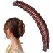 Hair Clincher Combs - Vintage Clincher Combs Clamp Grip Fishtail Hair Clip Ponytail Banana Clip for Women Girls Hair Accessories Coffee - Buy Online on GoSupps.com