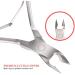 YNR Professional Cuticle Nippers Stainless Steel Cuticle Cutters and Remover - Silver Nipper Scissors Nail Care Tool for Manicure and Pedicure - Buy Online on GoSupps.com