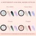 Chrome Nail Powder for Metallic Mirror Effect - Aurora Glitter Dust Kit for Nail Art - Violet Green Emerald - Buy Online on GoSupps.com